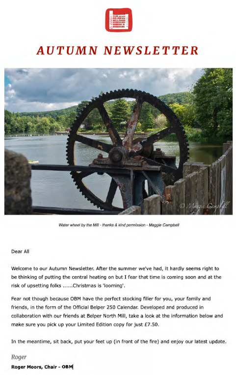 autuumn 25 screenshot Spring 2025 newsletter